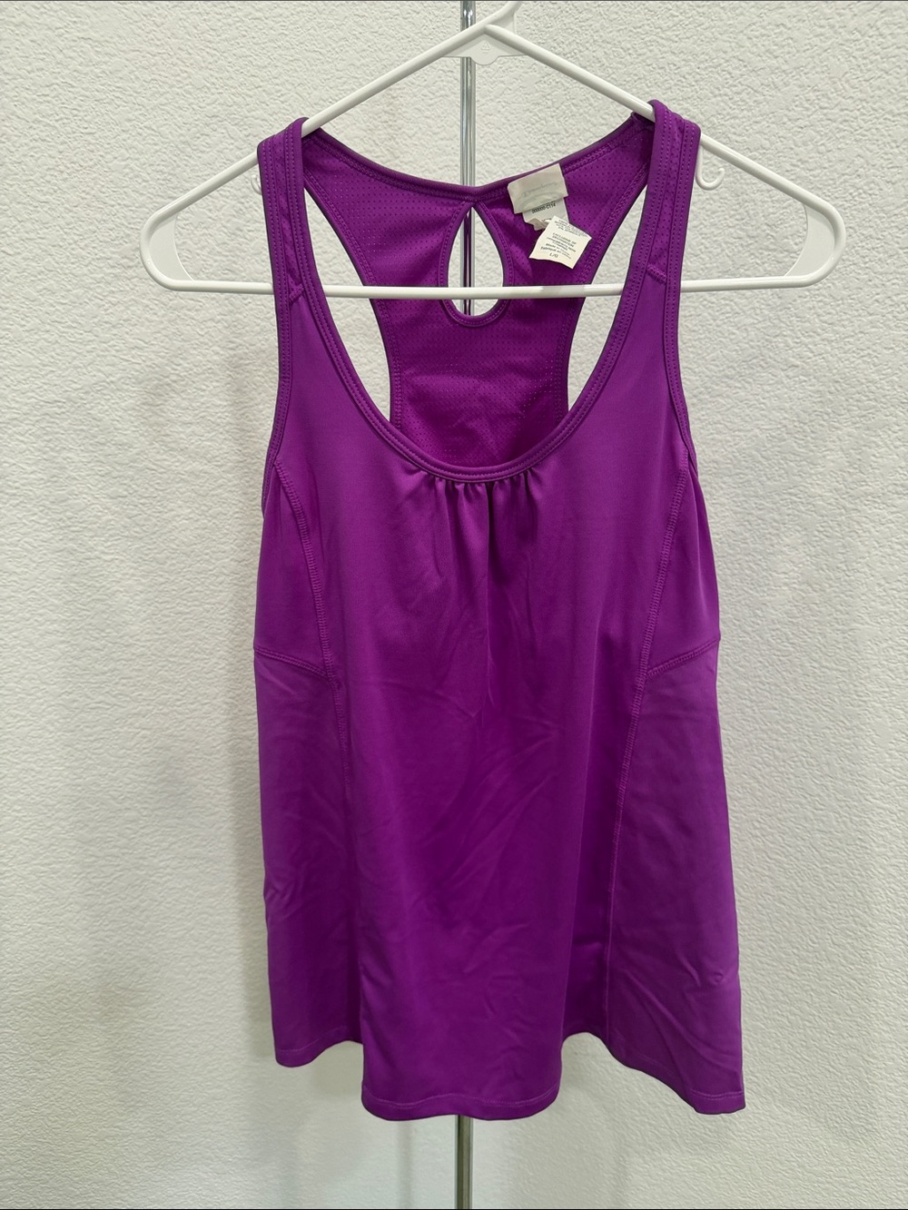 Champion Purple Racerback Tank with Keyhole Back